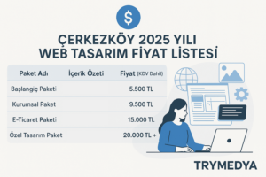 çerkezköy web tasarım fiyat listesi